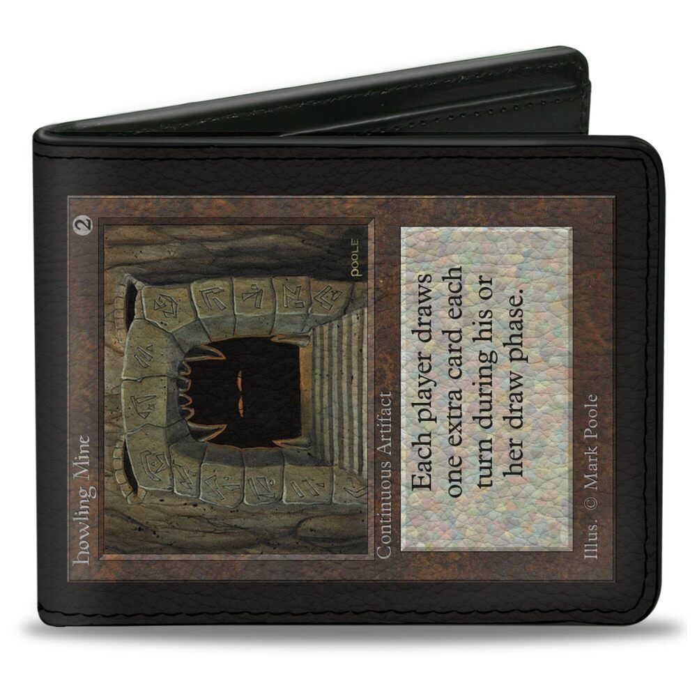 9322 Wizards Of The Coast Wallet, Bifold, Magic The Gathering Howling Mine